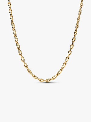 PANDORA Kette vergoldetes Metall Unendlichkeitsmuster Länge 50 cm 363052C00