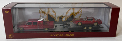 M2 Machines 1977 GMC Sierra 3500 Custom & Pontiac Firebird Trans Am Hauler R96