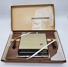 Park Sherman Desk Organizer Pen Holder Alphabetized Contact Book 1830 Index Vtg 