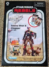Star Wars The Vintage Collection TVC Rebels Sabine Wren and Chopper 2-pack
