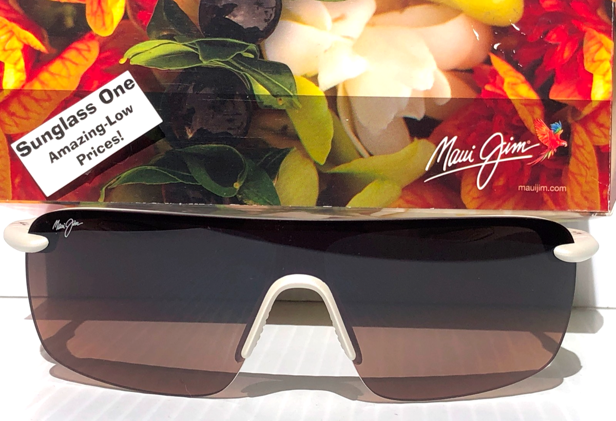 Maui Jim PALULU Metallic Matte Platinum POLARIZED HCL Bronze