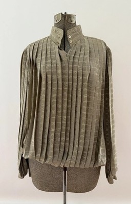 Gucci Pleated Blouse