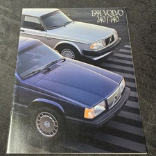1991 Volvo 240 740 940 GL Sales Brochure Catalog Original Vintage Dealer Spec