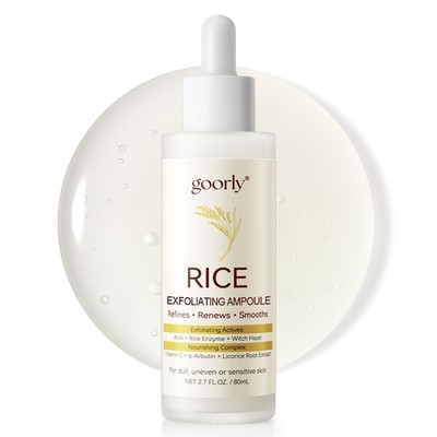White Rice Peeling Ampoule Exfoliating Serum 80ml, Peel Shot Glow Exfoliating...