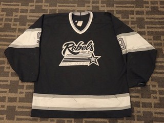 Red Deer Rebels WHL Game Worn Used Jersey #9 Jon Zukiwsky SZ 52 CCM