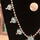 Vintage Estate find Petite Squash Blossom Necklace,  1960's - 1970's — photo 4