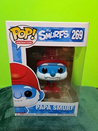 Funko Pop! Animation: The Smurfs Papa Smurf #269 w/Protector