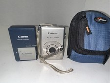Canon PowerShot SD450 Digital ELPH Camera w/ Battery, Charger, Case — Tested