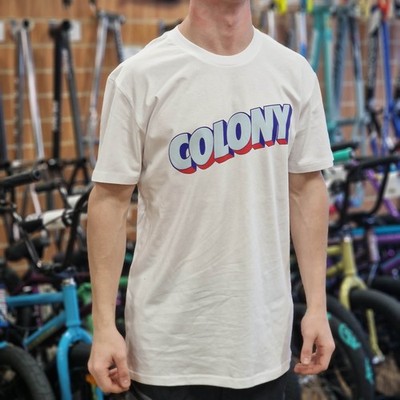Colony x AS Colour Postcard BMX T-Shirt weiß Größen XS bis XXL
