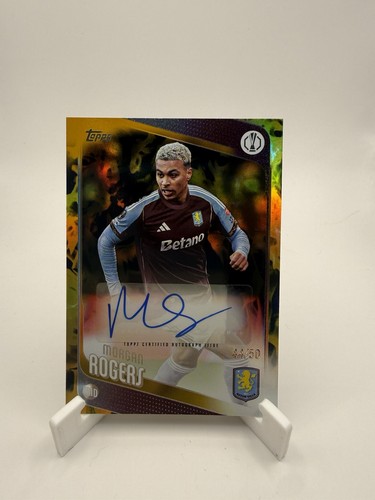2025-26 Topps UEFA Club Competitions #BA-MR Morgan Rogers Gold Auto /50