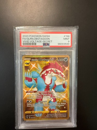 Galarian Obstagoon graded PSA 9 for sale on eBay