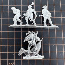 Berliner Zinnfiguren Landsknechts German Renaissance Tin Flats Toy Soldiers