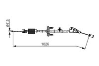 Bosch Seilzug, Feststellbremse 1 987 482 799 FüR Peugeot