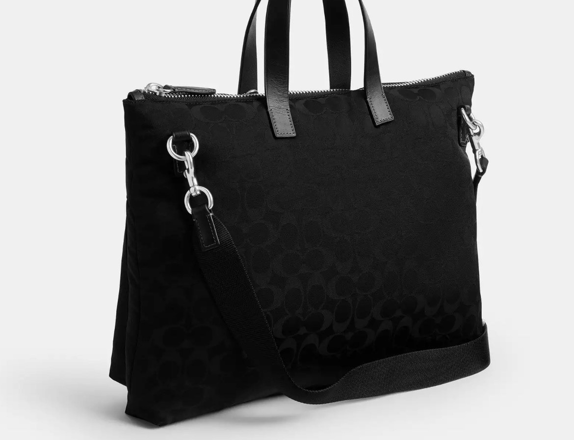 L*4様 COACH PVC ボディバッグ　ブラック Coach Official Luca Brief Signature Nylon CDV06 BLK Black | eBay