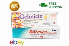 2 Pack Barmicil Cream 40g And Gelmicin