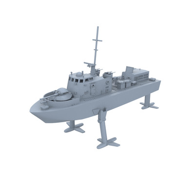 SSC1000761 1/1000 USS Flagstaff Class Patrol Gunboat Hydrofoil (PGH-1) WaterLine