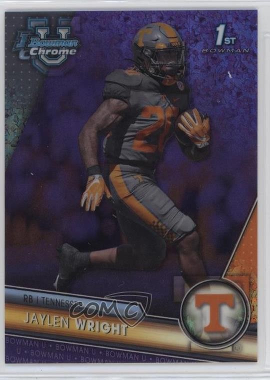 2023 Bowman U Chrome Purple Mini-Diamond Refractor /399 Jaylen Wright #130 1u5y