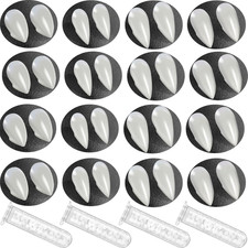 16 Pairs Vampire Teeth for Cosplay-4 Size Fake Fangs with 4 Tube Solid Adhesive