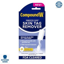 Skin Tag Removal Kit 8 Treatments Tweezers Freeze Off At Home For Face Neck