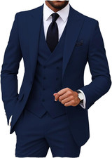 Men's Regular Fit Classic Two-Piece Suit- Elegant Timeless style
