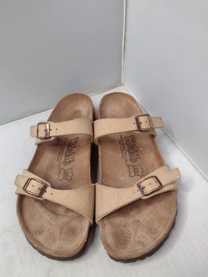 Birkenstocks Birkis Sydney Slip On Double Strap Sandals 6 EU 37 Beige A16