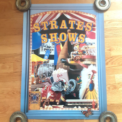 JAMES E STRATES SHOWS COLLECTOR SERIES POSTER 28'' X 20''