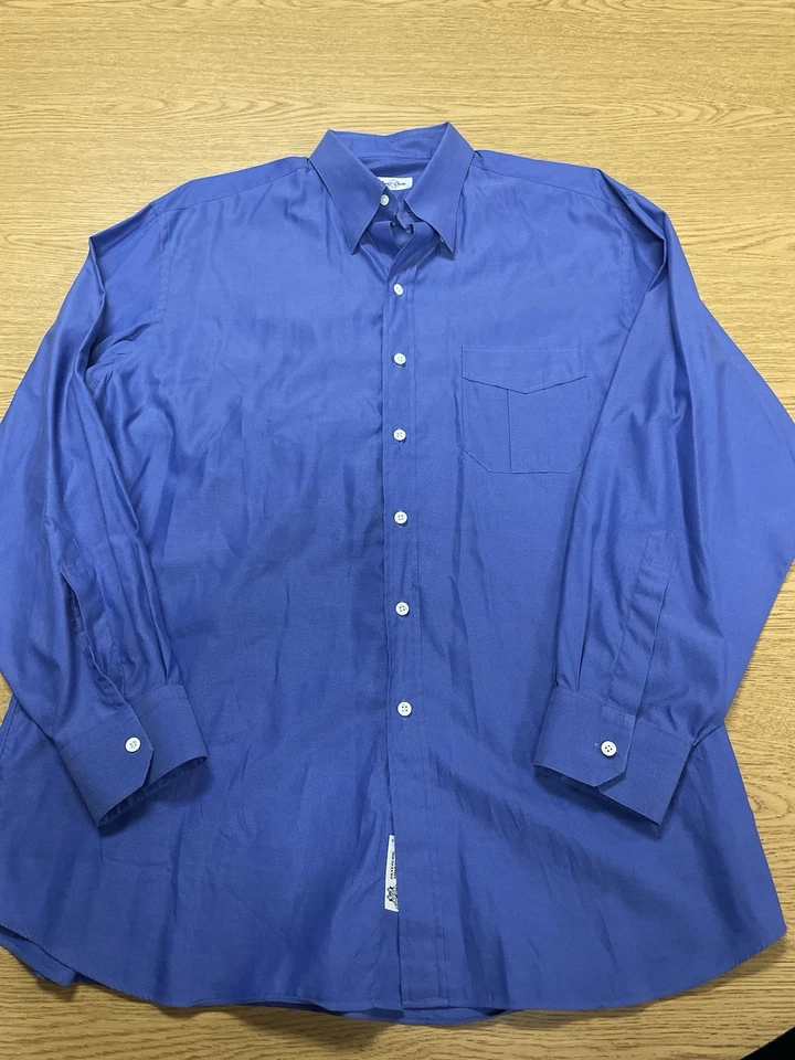 Lote de 2 camisas de vestir para hombre Ascot Chang / talla 2XL / hechas en Hong Kong Foto 2 de 4