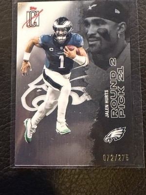2025 Topps Signature Class #42 Jalen Hurts Silver #72/275