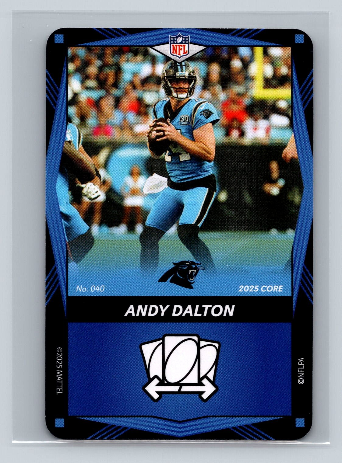2025 UNO Elite Core Edition - Blue #040 Andy Dalton Carolina Panthers