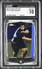 2014 Topps Chrome - Aaron Donald #175 (RC)-CGC 10 Rookie