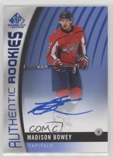 2017-18 SP Game Used Authentic Rookies Blue Auto Madison Bowey #153 Auto 1s10