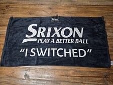 Srixon Play A Better Ball Golf Towel "I Switched" Logo Microfiber Tour Accessory