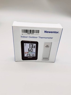Newentor MAX MIN Thermometer innen außen 24/48 Std./alle Zeiten Rechnung MwSt