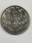 Canada 1942 50 Cent Silver Coin KM#38 King George VI