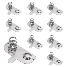 10Pcs Battery Spring Contact 27 x 12 Positive Negative Bipolar semicircle 