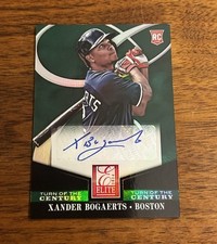 2014 Donruss Elite Signatures Turn of the Century Xander Bogaerts Rookie Auto RC