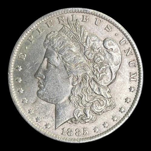 1885-O Morgan Silver Dollar, XF+