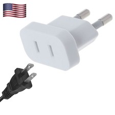 250V 4.8mm US To EU Plug Converter Power Conversion Europe Standard Adapter