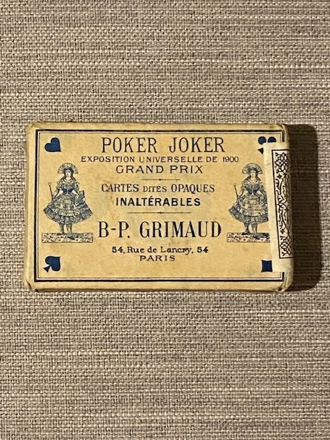 Ancien Jeu De Tarot B.P. Grimaud Complet – 78 Cartes – Cachet Fiscal 1890
