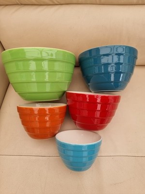5 x Kiste & Fass Parker Bienenstock Nistschalen Set 5 buntes Steinzeug