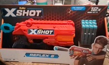 ZURU X-SHOT - REFLEX 6: FOAM DART BLASTER - Excel Double, w12 Darts, NEW IN BOX