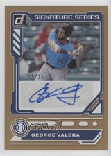 2023 Panini Donruss Signature Series Gold 5/25 George Valera #SS-GV Auto 4z8