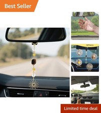 Exquisite Handmade Crystal Sun Pendant Car Hanging Decor - Perfect For Gifts Exquisite Handmade Crystal Sun Pendant Car Hanging Decor - Perfect For Gifts