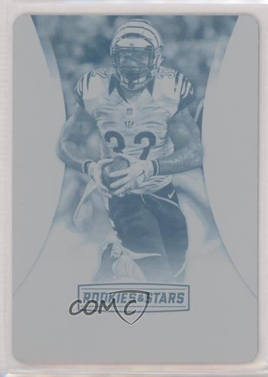 2016 Panini Rookies & Stars Printing Plate Cyan 1/1 Jeremy Hill #32 0l2