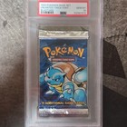 1999 Pokemon Base Set Blastoise Booster Pack Unlimited Thick Font PSA 10 — photo 1