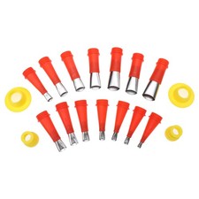 1 Set Finishing Tool Caulk Nozzles ABS and Stainless Steel Glue Tool Accessories