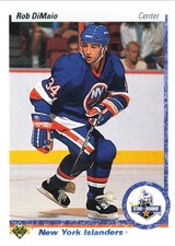 Rob DiMaio 1990-91 Upper Deck #225 New York Islanders RC Hockey