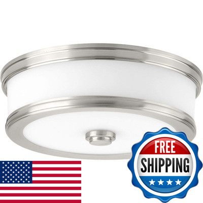 Progress Lighting P350085-009-30 Bezel Led Flush Mount Grey