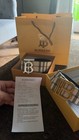 Burberry Men’s Dress Belt Size 38Beige Check 1.5" Gold Logo Buckle — photo 5