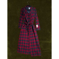 Vintage Pendleton Wool Robe 1980s Lindsay Scottish Tartan Plaid Red Green Mens L